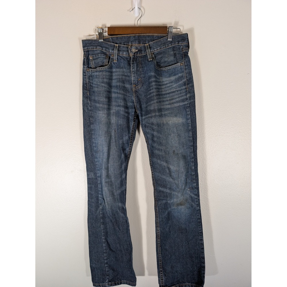 Levis 527 Slim Bootcut Mens 29x32 Blue Medium Wash Denim 05527-0501 Western